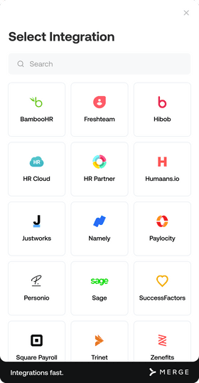 Preview of Merge Link component